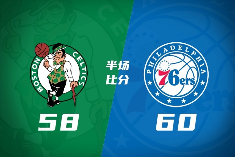半场战报-4星76人领先三阵绿军2分 大帝16分 布朗14+6 詹姆斯6+5 半场战报-4星76人领先三阵绿军2分 大帝16分 布朗14+6 詹姆斯6+5