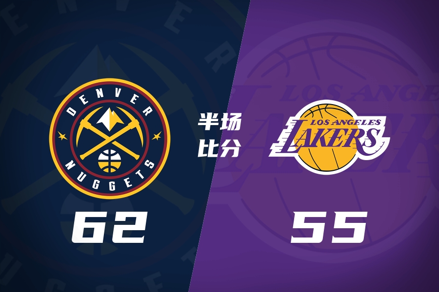 约基奇7中6掘金半场领先湖人7分!77疯狂被包夹展现巨星调整能力 约基奇7中6掘金半场领先湖人7分!77疯狂被包夹展现巨星调整能力