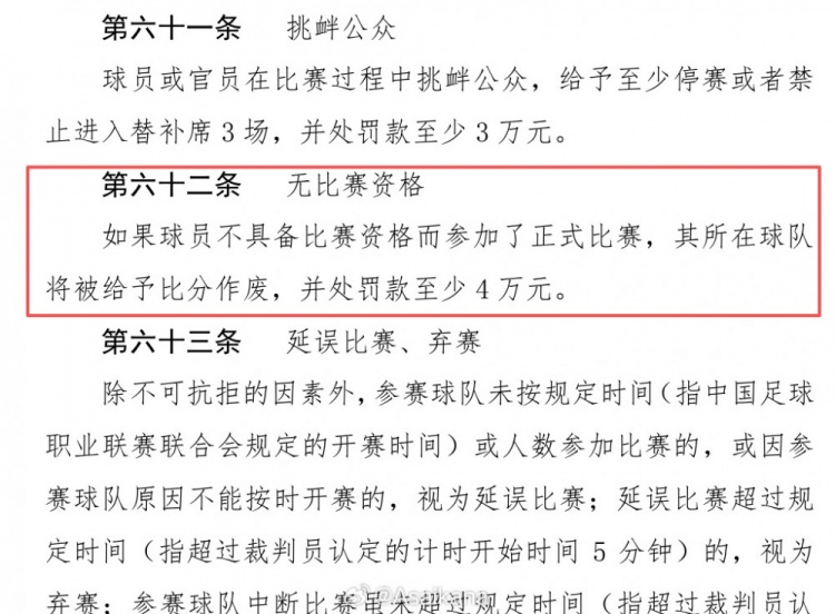 苏州东吴罚单详细解读:核验参赛资格是俱乐部逃不掉的法定责任 苏州东吴罚单详细解读:核验参赛资格是俱乐部逃不掉的法定责任